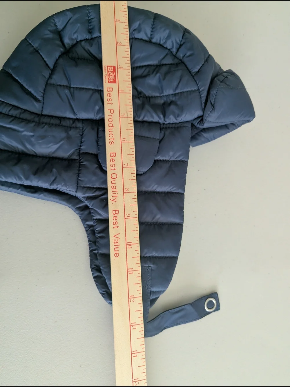 Aéropostale Navy Quilted Trapper Hat One Size Winter Ear Flap Puffer Hat